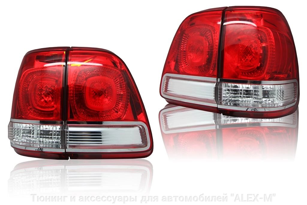 Фонари задние светодиодные в стиле Land Cruiser 200 для Land Cruiser 100 от компании Тюнинг и аксессуары для автомобилей "ALEX-M" - фото 1