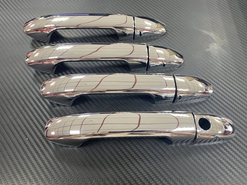 Хром накладки на ручки дверей 4 части пластик (без сенсора) для Mercedes Vito/Viano w447 от компании Тюнинг и аксессуары для автомобилей "ALEX-M" - фото 1
