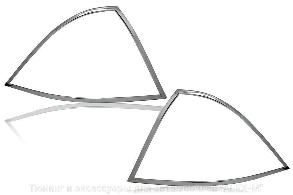 Хром накладки на задние фонари (пластик) для Mercedes w220 от компании Тюнинг и аксессуары для автомобилей "ALEX-M" - фото 1