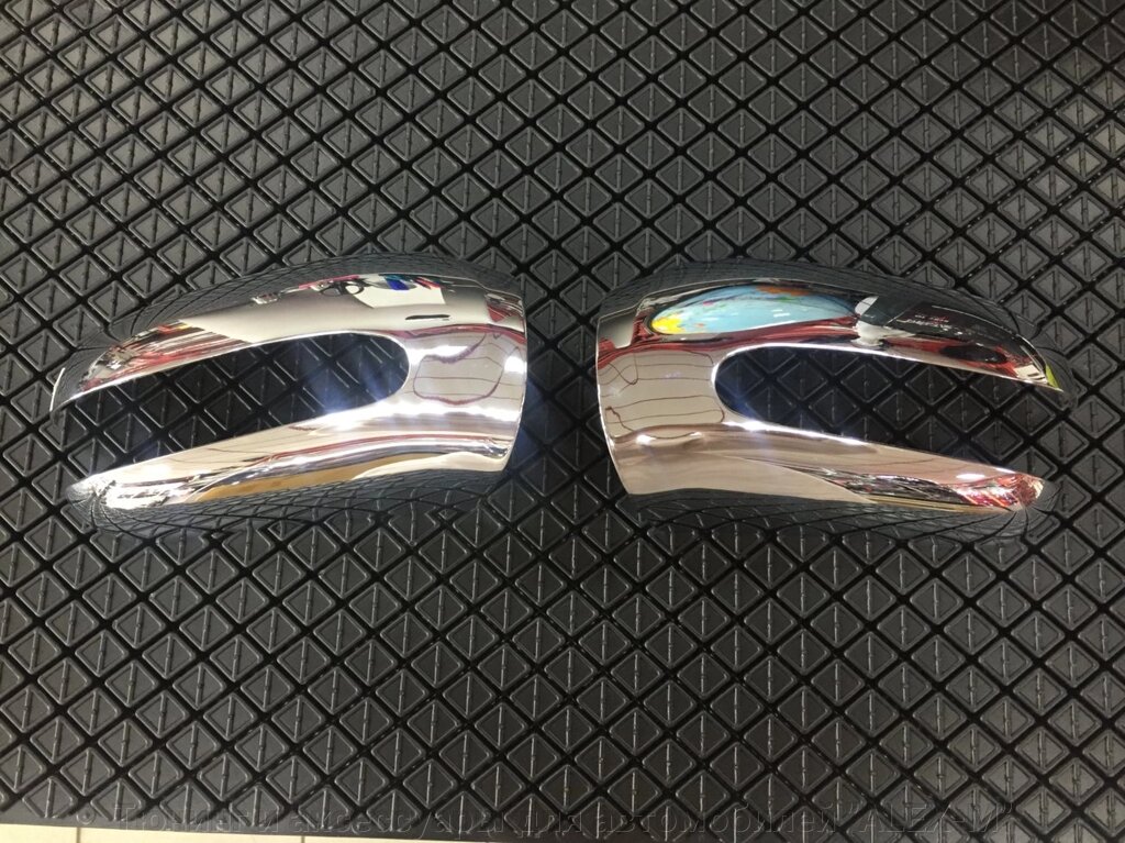 Хром накладки на зеркала под повторители поворотов пластик для Mercedes w 220 от компании Тюнинг и аксессуары для автомобилей "ALEX-M" - фото 1