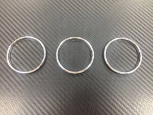 Хромированные кольца кондиционера из нержавеющей стали для Mercedes ML 163 1996-2003