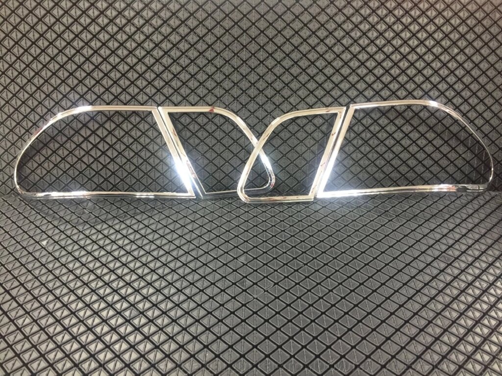 Хромированные накладки на задние фонари для Mercedes w210 от компании Тюнинг и аксессуары для автомобилей "ALEX-M" - фото 1