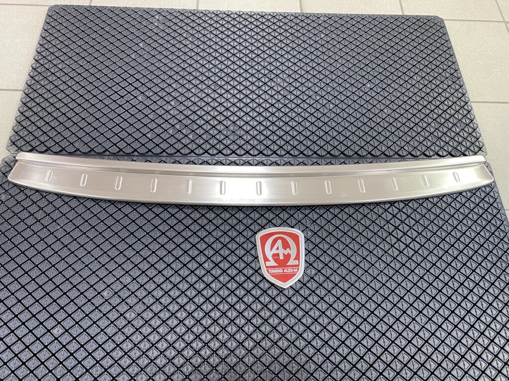 Накладка на задний бампер из нержавеющей стали (Китай) для Kia Sportage 2016-2018 от компании Тюнинг и аксессуары для автомобилей "ALEX-M" - фото 1