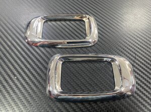 Накладки на повторители поворотов хром широкие (Тайвань) для Land Cruiser 100