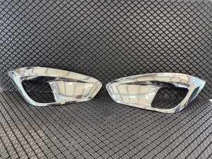 Накладки на передние противотуманные фары хром для Hyundai Tucson 2010-2015