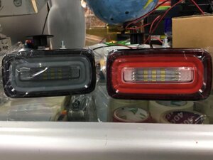 Противотуманные фары задние светодиодные в бампер (Тайвань) для Mercedes G463