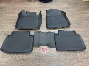 Коврики салона 3D с бортами для Toyota Camry v70