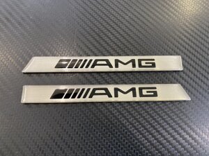 Наклейка в молдинг серебристая левая / правая AMG для Mercedes-Benz G463