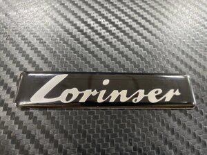 Надпись Lorinser чёрная 8,8 см для Mercedes Benz