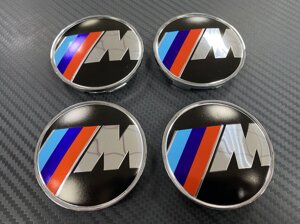 Заглушки в диски M-стиль 68 мм (с кольцом) для BMW