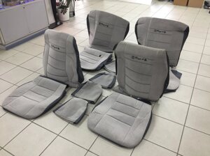 Чехлы на сидения тканевые велюровые для Toyota Rav-4 2006-2012