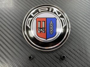 Эмблема на капот / багажник 82 мм Alpina для BMW