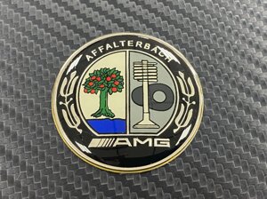 Эмблема в руль AMG Affalterbach дерево цветное 51 мм для Mercedes Benz