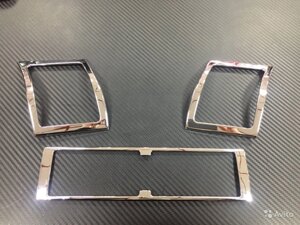 Хромированные накладки на передние воздуховоды салона для Mercedes w140