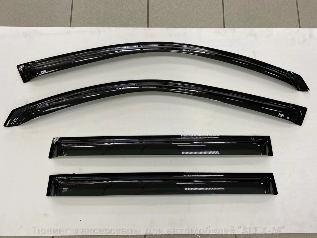 Дефлекторы боковых окон тёмные EGR Австралия для Toyota Prado 150 - обзор