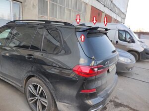 Спойлер на крышку багажника из ABS-пластика чёрный (Китай) для BMW X7 (G07) 2019-