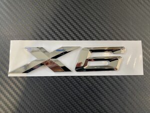 Эмблема X6 хромированная на крышку багажника для автомобиля BMW X6