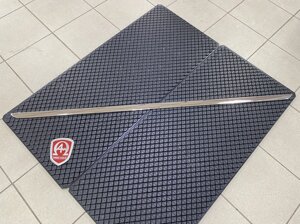 Накладка на нижнюю кромку крышки багажника "сабля" из нерж. стали (Omsa Line) для Mercedes Vito/Viano w639 2004-2014