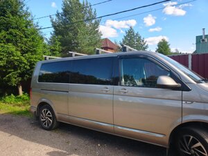 Поперечины на крышу серебристые (Турция) для Volkswagen T6 2015-