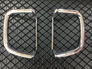 Хромированные накладки на задние противотуманные фонари в бампере для Lexus LX 570 2008-2015