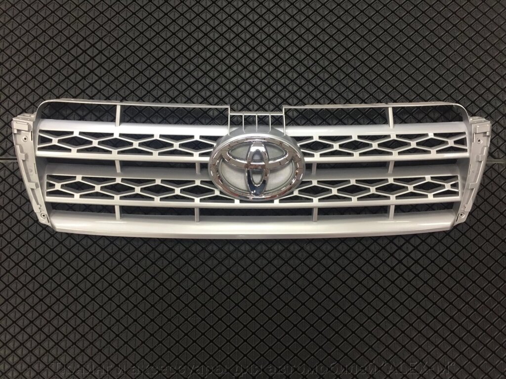 Решётка радиатора серебро в стиле Land Rover для Toyota Prado 150 2009-2013 - Россия