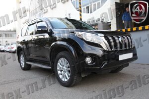 Расширители арок чёрные из ABS пластика (Тайвань) для Toyota Prado 150