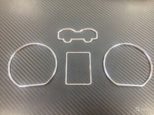 Хромированные кольца в щиток приборов (пластик) для VW Golf III