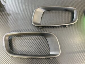 Очки противотуманных фар чёрные (Китай) для Mitsubishi Pajero III 2000-2003
