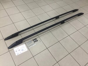 Рейлинги на крышу чёрные продольные (Erkul) для Fiat Scudo 2006-2017 длинная база 222 см