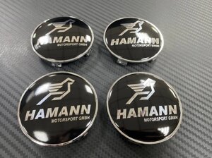 Заглушки в диски Hamann чёрные 68 мм для BMW