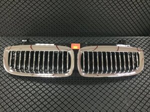 Решётка радиатора хромированная для BMW E65 7 серия
