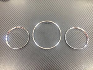 Хромированные кольца в щиток приборов пластик для Mercedes w202