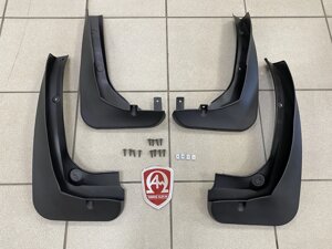 Брызговики передние + брызговики задние пластиковые (Китай) для BMW X3 F25 2010-2017