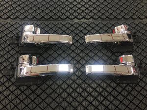 Хромированные ручки открывания дверей внутрисалонные в сборе для Land Cruiser 200