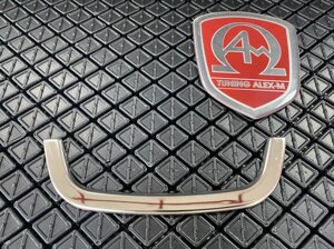 Накладка на ручку крышки багажника из нержавеющей стали (Omsa Line) для Opel Astra J 2010-