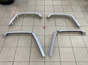 Расширители колёсных арок из ABS пластика под окрас штатный дизайн 6 штук (Тайвань) для Hummer H2