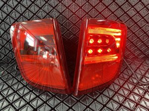 Противотуманные фонари задние светодиодные красные в бампер в стиле 2016 года (Китай) для Land Cruiser 200