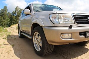 Расширители колёсных арок под окрас ABS пластик вынос 40 мм для Toyota Land Cruiser 100