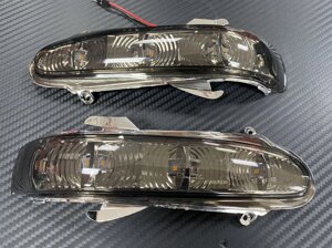 Повторители поворотов в зеркала светодиодные тонированные для Mercedes w215 (до рестайлинг)