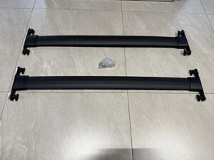 Поперечины чёрные штатные (Китай) для рейлингов Lexus RX 2003-2009