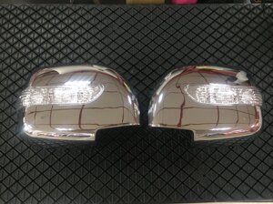 Хромированные накладки на зеркала с повторителями поворотов для Lexus LX470