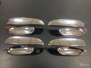 Хромированные накладки на ручки дверей (верхняя +нижняя часть) для BMW E39