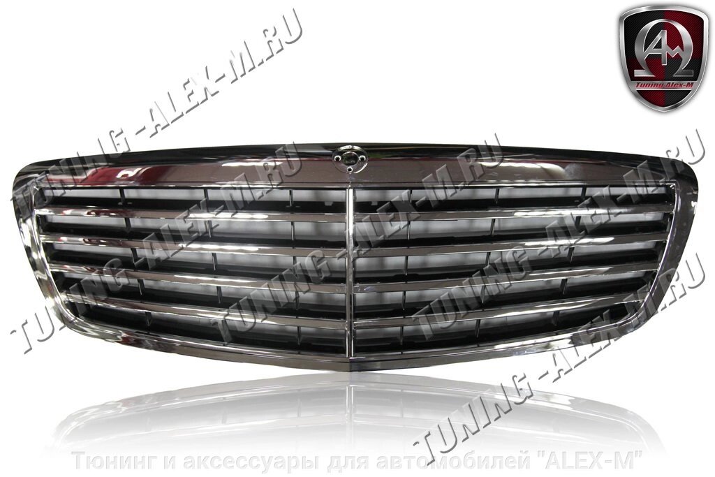 Решётка радиатора штатный дизайн для Mercedes w221 2010-2012 - Россия