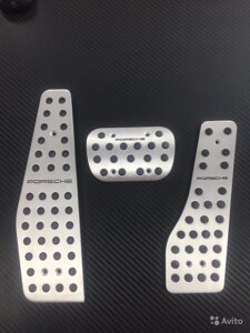Накладки на педали алюминий со сверлением для Porsche 911