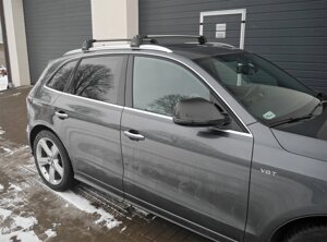 Поперечины Turtle Air 2 106 см серебро для интегрированных рейлингов Audi Q3 2012-