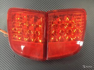 Противотуманные фонари задние красные светодиодные в бампер (Китай) для Lexus LX 570
