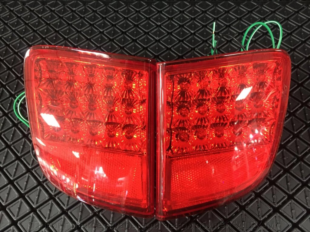 Противотуманные фонари задние светодиодные красные в бампер для Lexus LX 570 от компании Тюнинг и аксессуары для автомобилей "ALEX-M" - фото 1