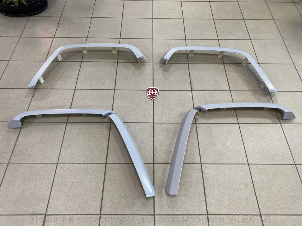 Расширители колёсных арок из ABS пластика под окрас штатный дизайн 6 штук (Тайвань) для Hummer H2 от компании Тюнинг и аксессуары для автомобилей "ALEX-M" - фото 1