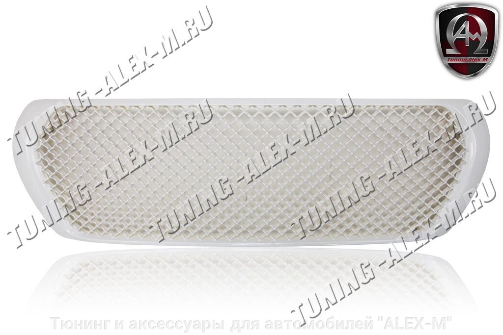 Решётка радиатора белая в стиле Bentley для Land Cruiser 200 от компании Тюнинг и аксессуары для автомобилей "ALEX-M" - фото 1