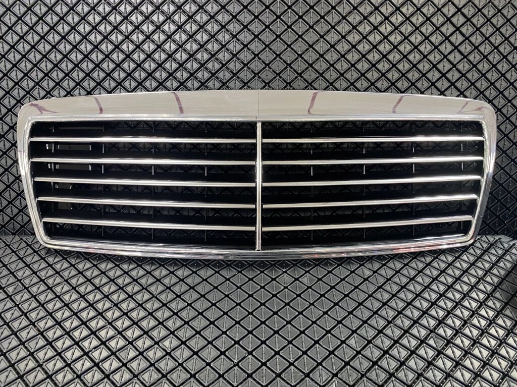Решётка радиатора без эмблемы Avangard для Mercedes w210 1995-1999 от компании Тюнинг и аксессуары для автомобилей "ALEX-M" - фото 1